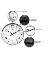 Infinity Instruments Round Wall Clock