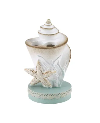 Avanti Farmhouse Shell Textured Resin Toothbrush Holder