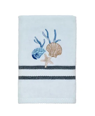 Avanti Blue Lagoon Ombre Seashells Hand Towel, 16" x 30"