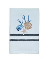 Avanti Blue Lagoon Ombre Seashells Hand Towel, 16" x 30"