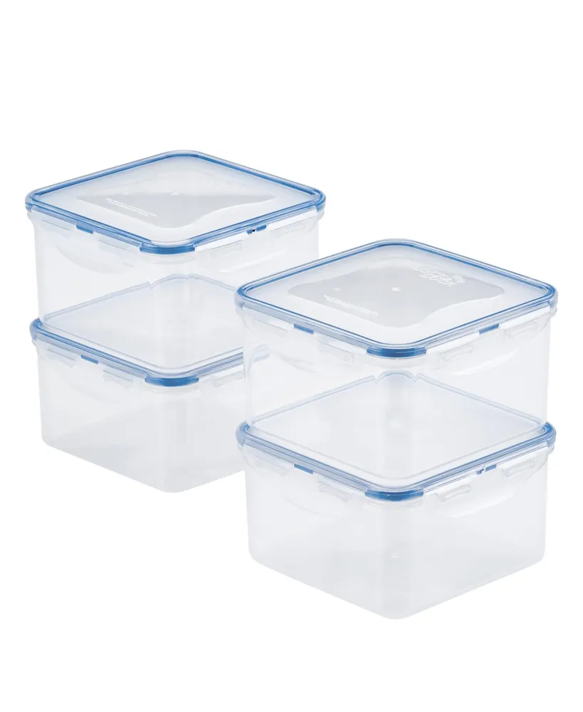 Lock n Lock Easy Essentials Square 41-Oz. Food Storage Container, Set of 4