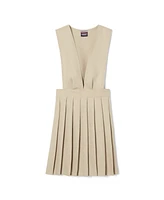 French Toast Big Girls V-Neck Pleated Jumper