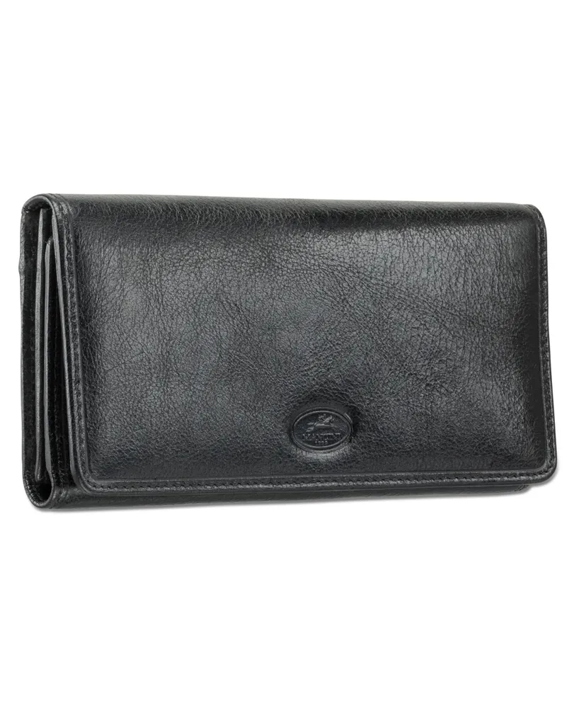 Mancini Equestrian-2 Collection Rfid Secure Trifold Wallet