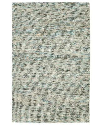 Kaleen Cord CRD01-78 Turquoise 3'6" x 5'6" Area Rug