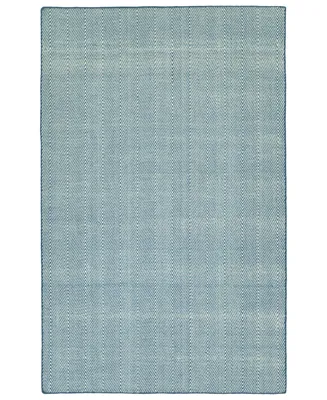 Kaleen Ziggy ZIG01-10 Denim 5' x 7'6" Outdoor Area Rug