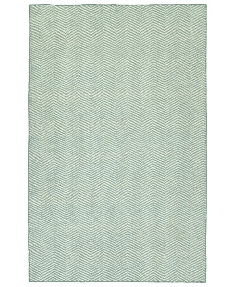 Kaleen Ziggy ZIG01-79 Light Blue 8' x 10' Outdoor Area Rug