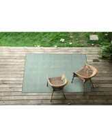 Kaleen Ziggy ZIG01-91 Teal 8' x 10' Outdoor Area Rug