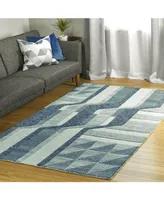 Kaleen Alzada ALZ02-17 Blue 2'6" x 8' Runner Rug