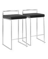 Fuji Counter Stool, Set of 2