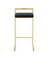 Fuji Gold Bar Stool, Set of 2