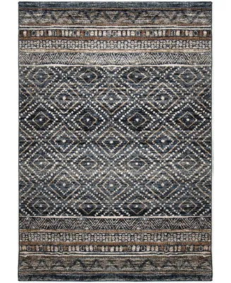 Orian Adagio Coastal Pier Indigo 7'8" x 10'10" Area Rug