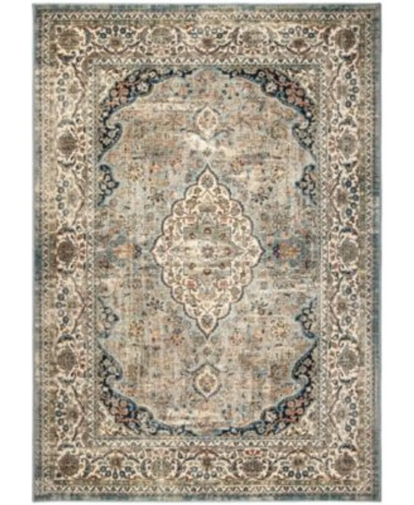 Orian Alexandria Kerman Estate Blue Thatch Rug