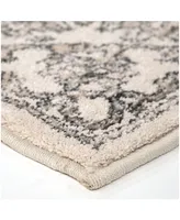 Orian Riverstone Persian Tonal Light Gray 9 'x 13' Area Rug