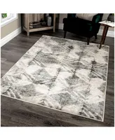 Orian Riverstone Maverick Cloud Gray 5'3" x 7'6" Area Rug