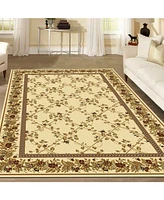 Closeout! Km Home 1427/1710/Ivory Navelli Ivory 3'3" x 5'4" Area Rug