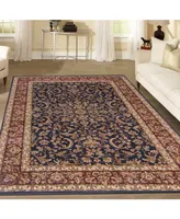 Closeout! Km Home //Navy Navelli Blue 3'3" x 5'4" Area Rug