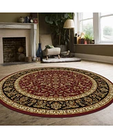 Closeout! Km Home 1318// Navelli / 5'3" x 5'3" Round Area Rug