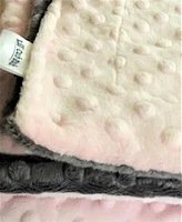Lil' Cub Hub Minky Baby Girl Blanket