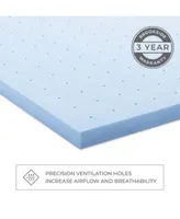 Brookside 2.5 Gel Infused Memory Foam Mattress Topper