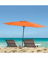 CorLiving 7.5ft Orange Beach/Patio Umbrella