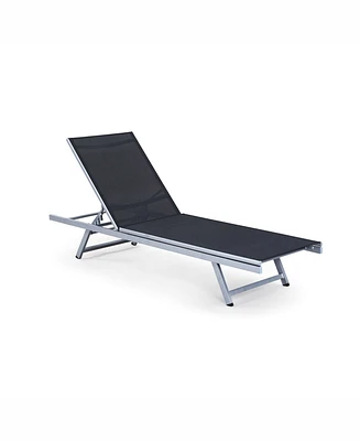 CorLiving Weather Resistant Reclining Patio Lounger