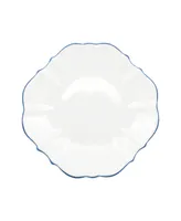 Twig New York Amelie Royal Blue Rim 10.5" Dinner Plate