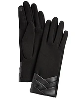 Marcus Adler Women's Pleated Cuff Jersey Touchscreen Gloves