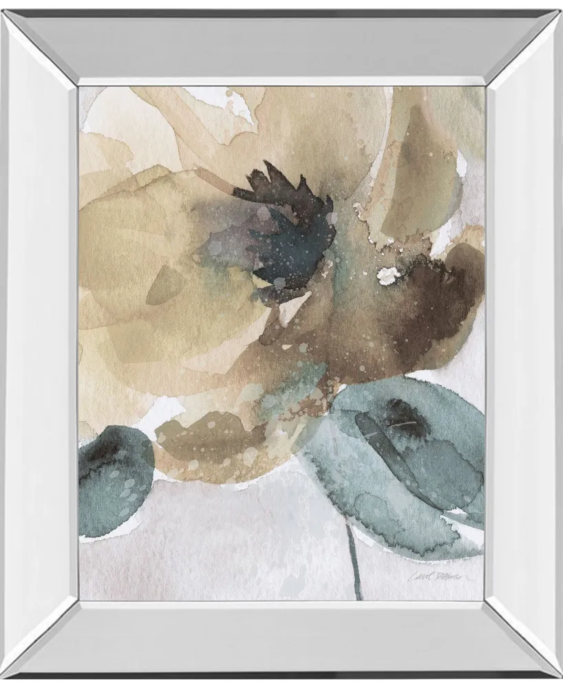 Classy Art Watercolor Poppy Il by Carol Robinson Mirror Framed Print Wall Art - 22" x 26"