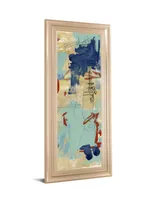 Classy Art Composition 4A by Melissa Wang Framed Print Wall Art - 18" x 42"