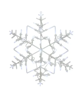 Northlight 16" Led Lighted Snowflake Christmas Window Silhouette Decoration