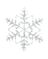 Northlight 16" Led Lighted Snowflake Christmas Window Silhouette Decoration