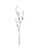 Northlight 42" Sparkling Frosted Pinecone Pine Twig Branch