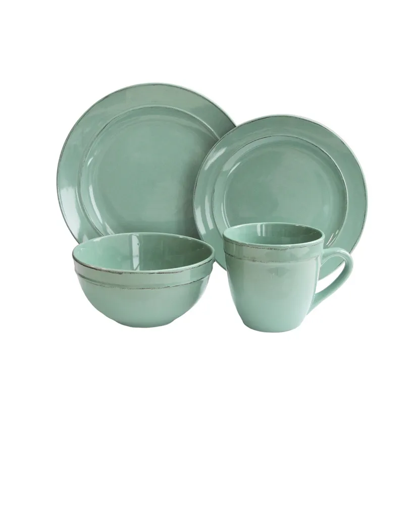 American Atelier Olivia Seafoam 16Pc Dinnerware Set