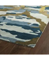 Kaleen Brushstrokes Blue Area Rug Collection