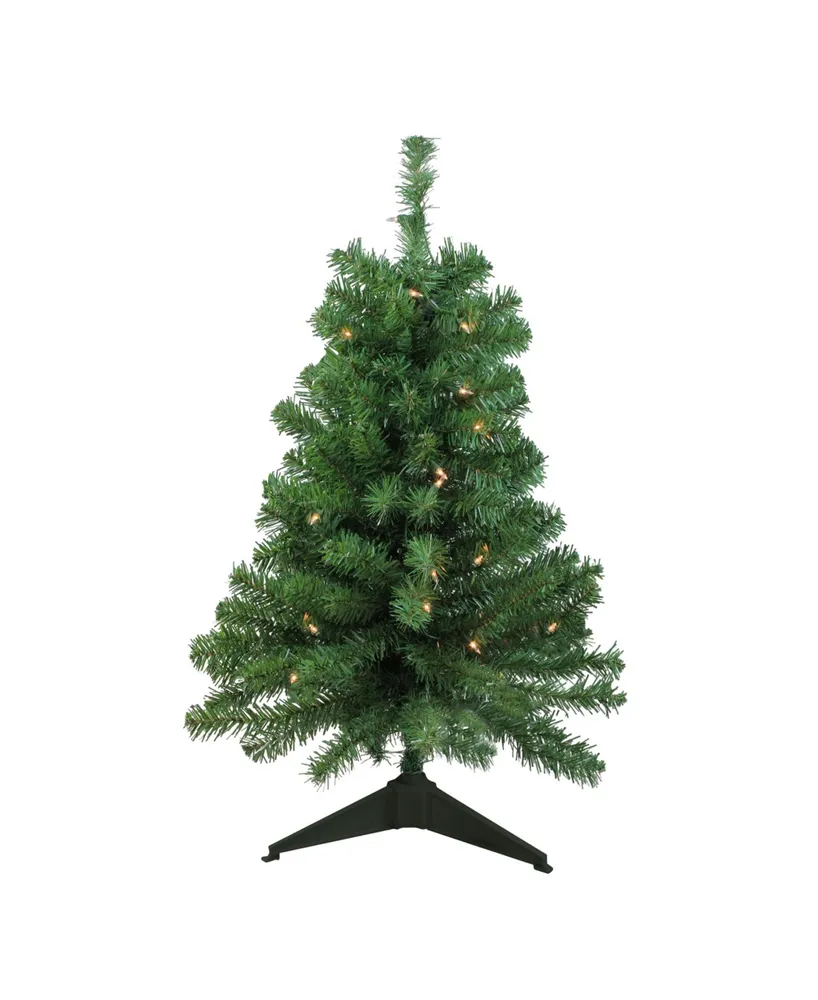 Northlight 3' Pre-Lit Traditional Noble Fir Artificial Christmas Tree - Clear Lights