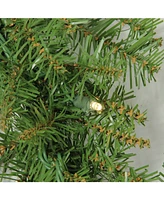 Northlight 9' Pre-Lit Northern Pine Artificial Christmas Garland - Warm White Led Lights