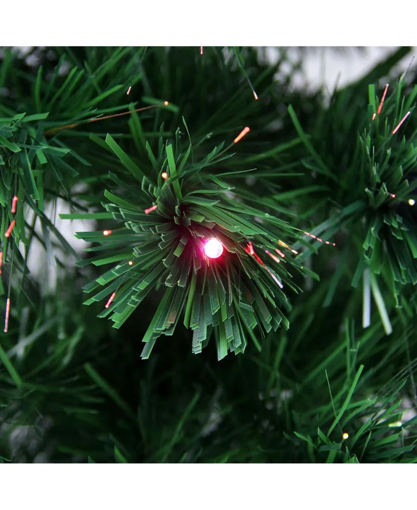 Northlight 6' Pre-Lit Led Color Changing Fiber Optic Christmas Tree with Star Tree Topper