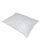 Northlight White Iridescent Artificial Powder Snow Flakes for Christmas Decorating 1.75qts