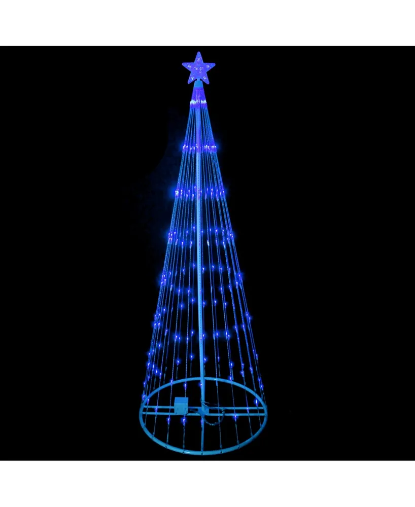 Northlight 12' Led Lighted Show Cone Christmas Tree Outdoor Decoration