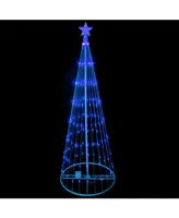 Northlight 12' Led Lighted Show Cone Christmas Tree Outdoor Decoration