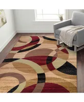 Main Street Rugs Montane Mon105 Multi 7'10" x 10'2" Area Rug