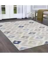 Global Rug Design Barstow Bar03 Ivory Area Rug Collection