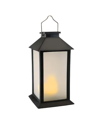 Lumabase Solar Powered Flame Effect Lantern