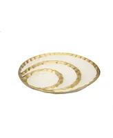 Classic Touch Porcelain Round Relish Dish