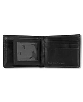 Perry Ellis Portfolio Men's Leather Gramercy Bifold Wallet