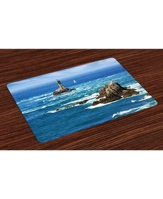 Ambesonne Lighthouse Place Mats