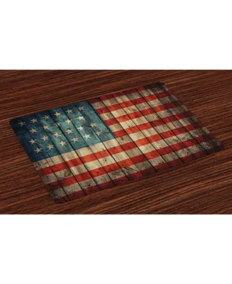 Ambesonne Usa Place Mats, Set of 4