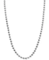 Alex Woo Beaded Ball Mini Chain Necklaces In Sterling Silver
