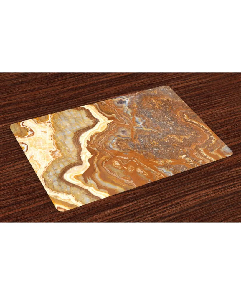 Ambesonne Marble Place Mats