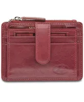 Men's Mancini Equestrian2 Collection Rfid Secure Card Case and Coin Pocket